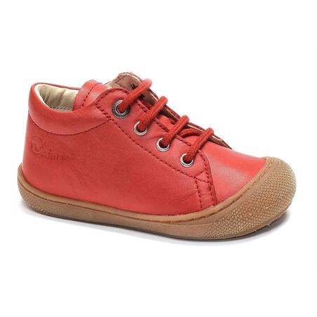 COCOON BOY CLASSIC Rouge, Chaussures à Lacets Naturino