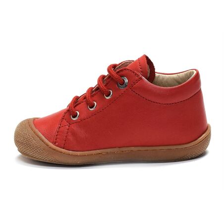 COCOON BOY CLASSIC Rouge, Chaussures à Lacets Naturino