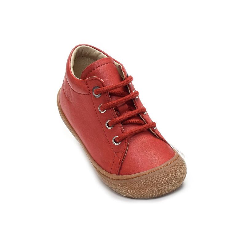 COCOON BOY CLASSIC Rouge, Chaussures à Lacets Naturino