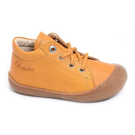 COCOON BOY CLASSIC Moutarde, Chaussures à Lacets Naturino