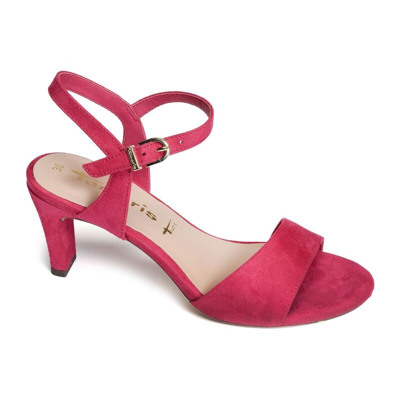 28028 Fuchsia, Nu-Pieds à talon Tamaris