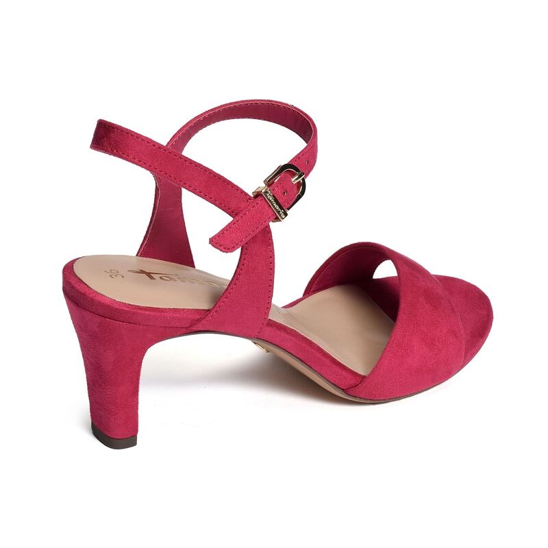 28028 Fuchsia, Nu-Pieds à talon Tamaris