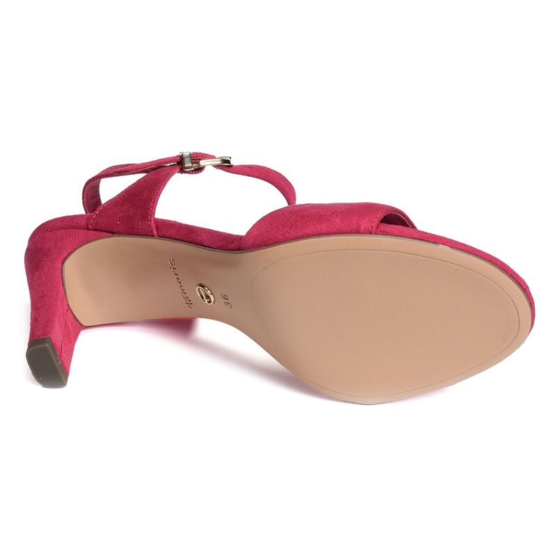 28028 Fuchsia, Nu-Pieds à talon Tamaris