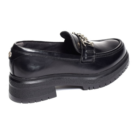 24708 Noir, Mocassins Tamaris