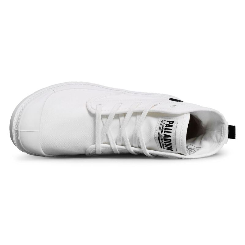 PAMPA HI TWILL Blanc, Chaussures montantes Palladium