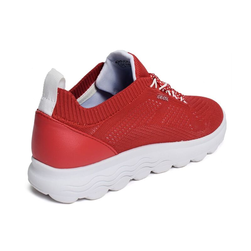 D SPHERICA A Rouge, Baskets running Geox