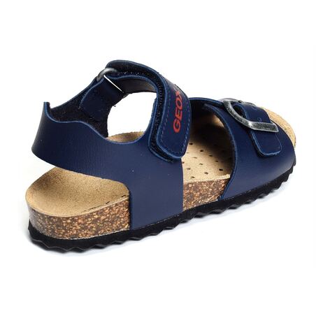 J GHITA BB Bleu, Sandales plates & Nu-Pieds Geox