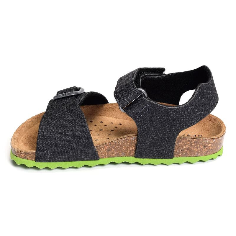 J GHITA BB Gris Vert, Sandales plates & Nu-Pieds Geox