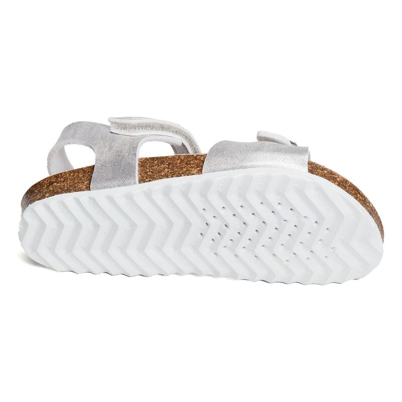 J ADRIEL GC Argent Blanc, Sandales plates & Nu-Pieds Geox