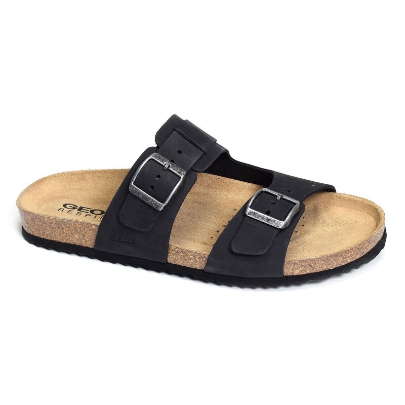 U SANDAL GHITA B Noir, Mules Geox