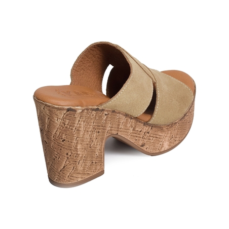 893 Beige Or, Mules Kaola