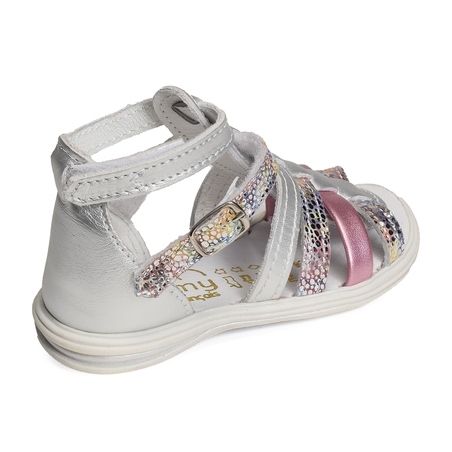 PLAGE Blanc Multicolore, Sandales plates & Nu-Pieds Bellamy