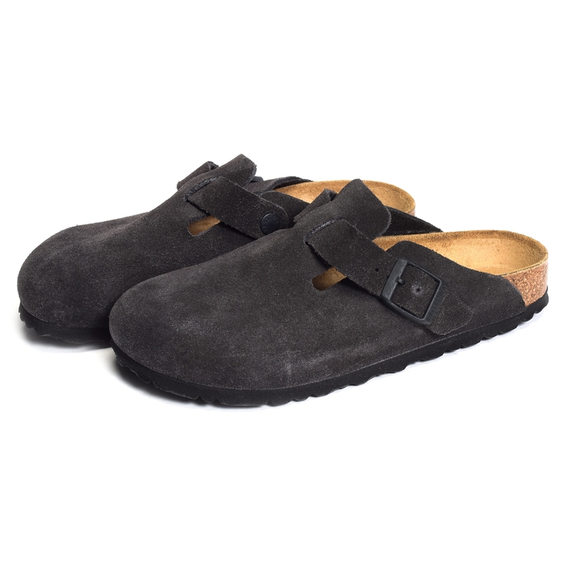 BOSTON W Anthracite, Sabots Birkenstock