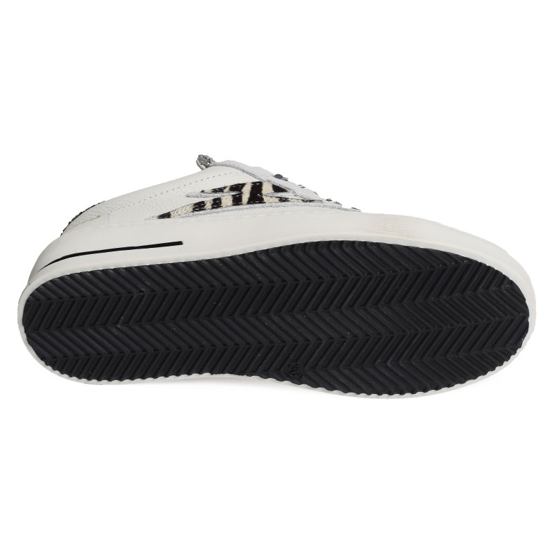 MAYA Blanc Argent, Sneakers basses Semerdjian