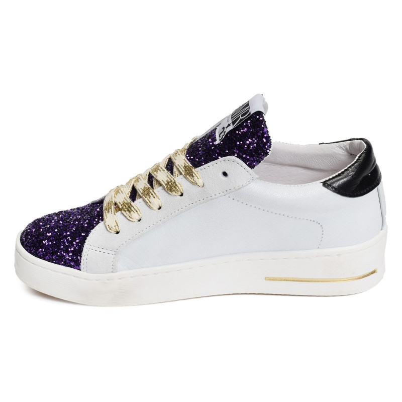 MAYA Blanc Violet, Sneakers basses Semerdjian