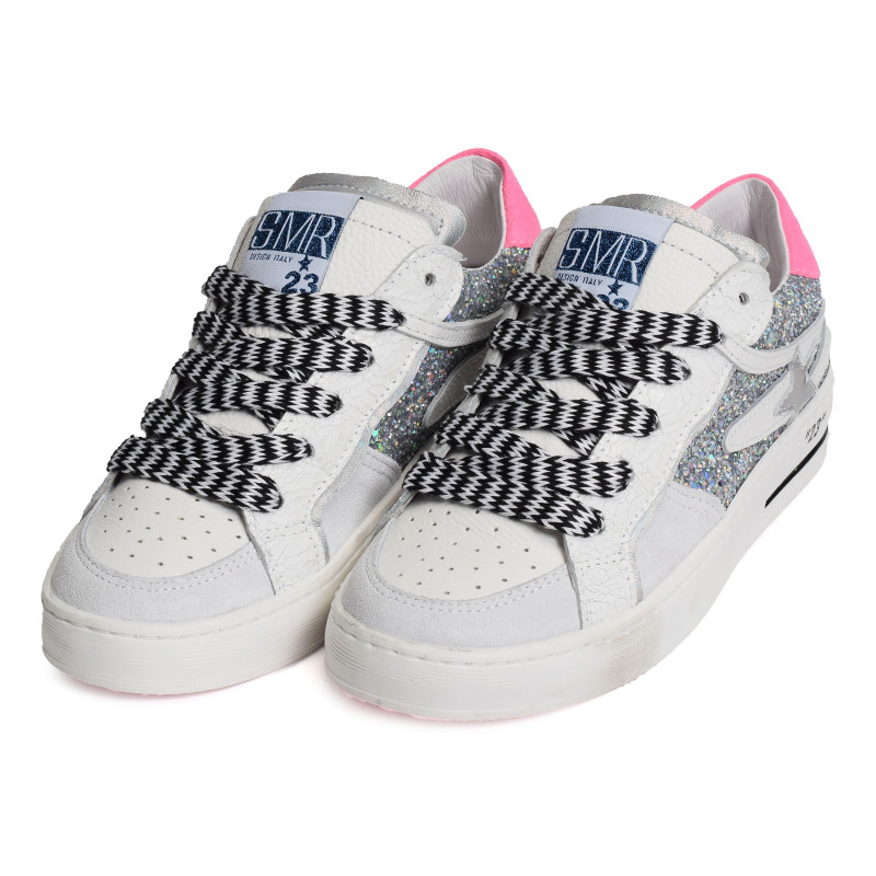 VANA Blanc Argent, Sneakers basses Semerdjian