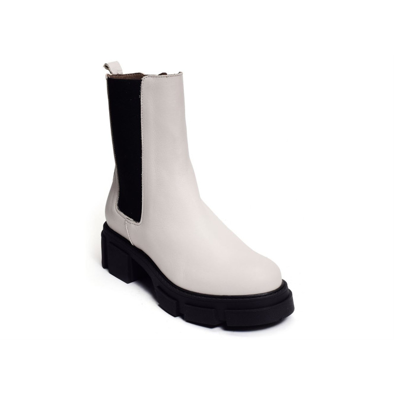 5232 Blanc, Chelsea boots Patricia Miller