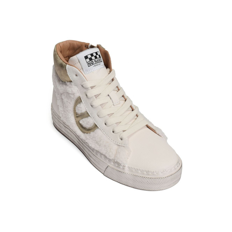 STRIKE MID CUT Beige, Baskets montantes No Name