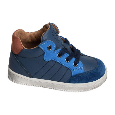 FAUSTO Bleu, Chaussures à Lacets Babybotte