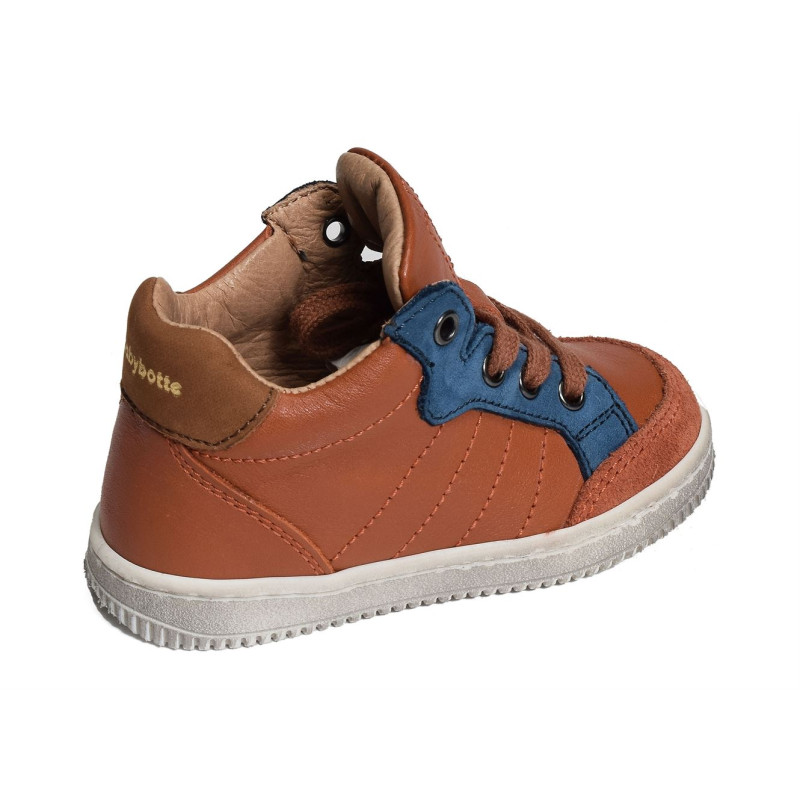 FAUSTO Camel, Chaussures à Lacets Babybotte