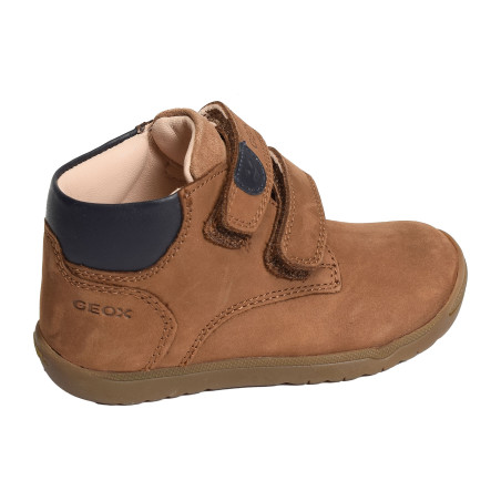 B MACCHIA BC Cognac Marine, Chaussures à Scratch Geox