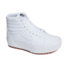  UA SK8 HI STACKED Blanc