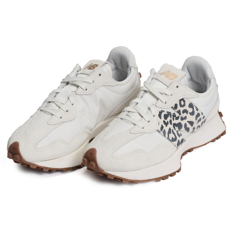 WS327 Blanc Léopard, Baskets running New Balance