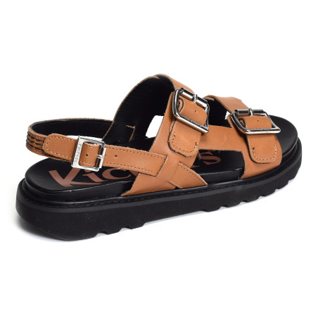 NEOSUMMER Camel, Sandales plates Kickers