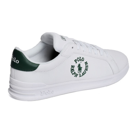 HERITAGE COURT Blanc Vert, Sneakers basses Polo Ralph Lauren