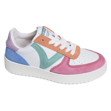 1258214 Rose Multicolore, Sneakers basses Victoria