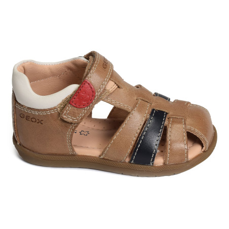 B SANDAL MACCHIA BA Noisette, Sandales plates & Nu-Pieds Geox