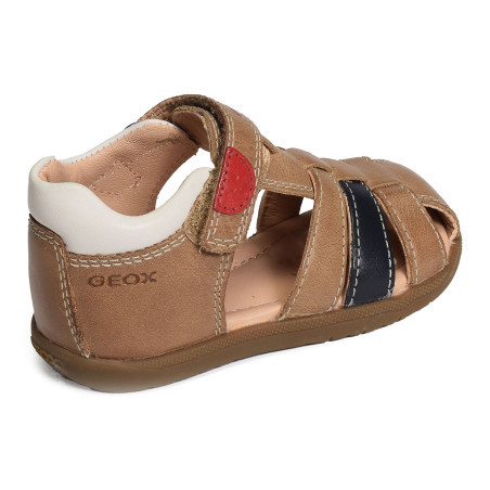 B SANDAL MACCHIA BA Noisette, Sandales plates & Nu-Pieds Geox