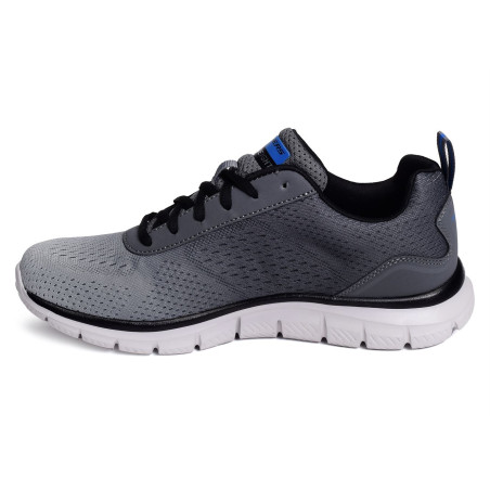 TRACK RIPKENT Gris Bleu, Baskets running Skechers