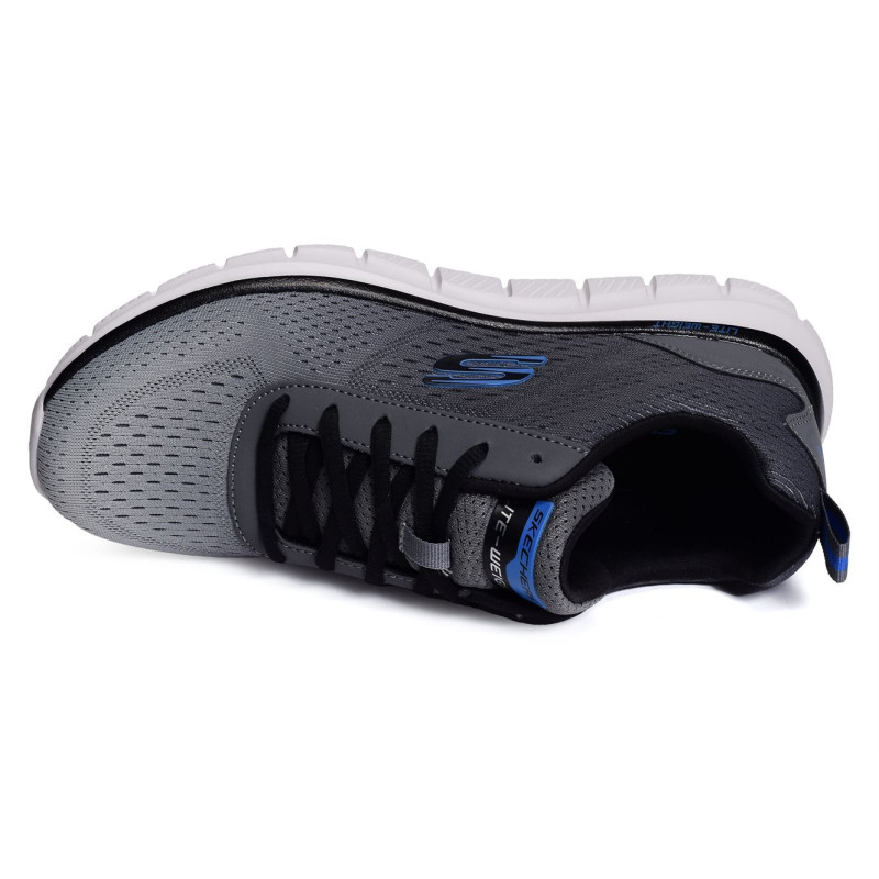 TRACK RIPKENT Gris Bleu, Baskets running Skechers