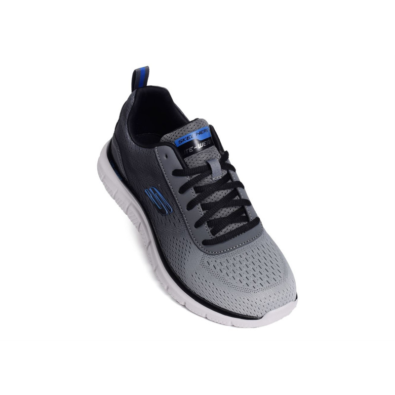 TRACK RIPKENT Gris Bleu, Baskets running Skechers