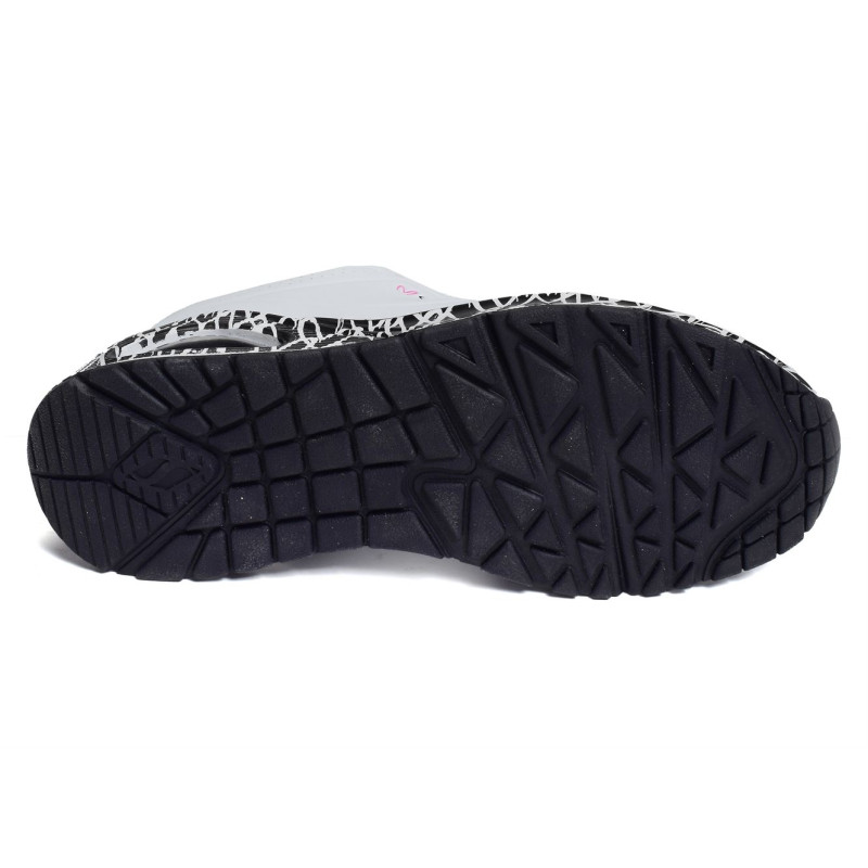 UNO LOVING LOVE Blanc Noir, Sneakers basses Skechers