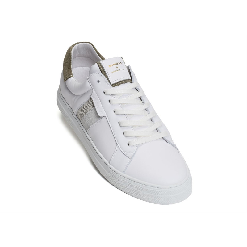 SPARK GANG BIS Blanc Kaki, Sneakers basses Schmoove