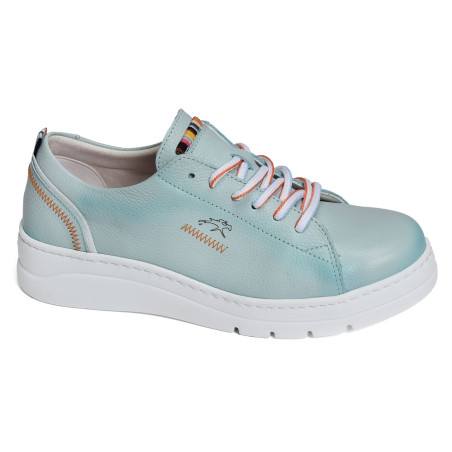 POMPAS F1422 Bleu, Sneakers basses Fluchos