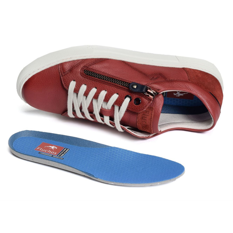 F1410 Rouge, Sneakers basses Fluchos