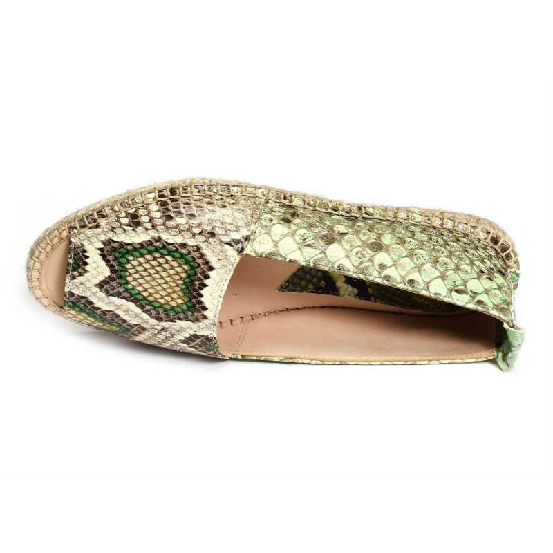 ESP SEI Vert, Espadrilles Piero Zamagni