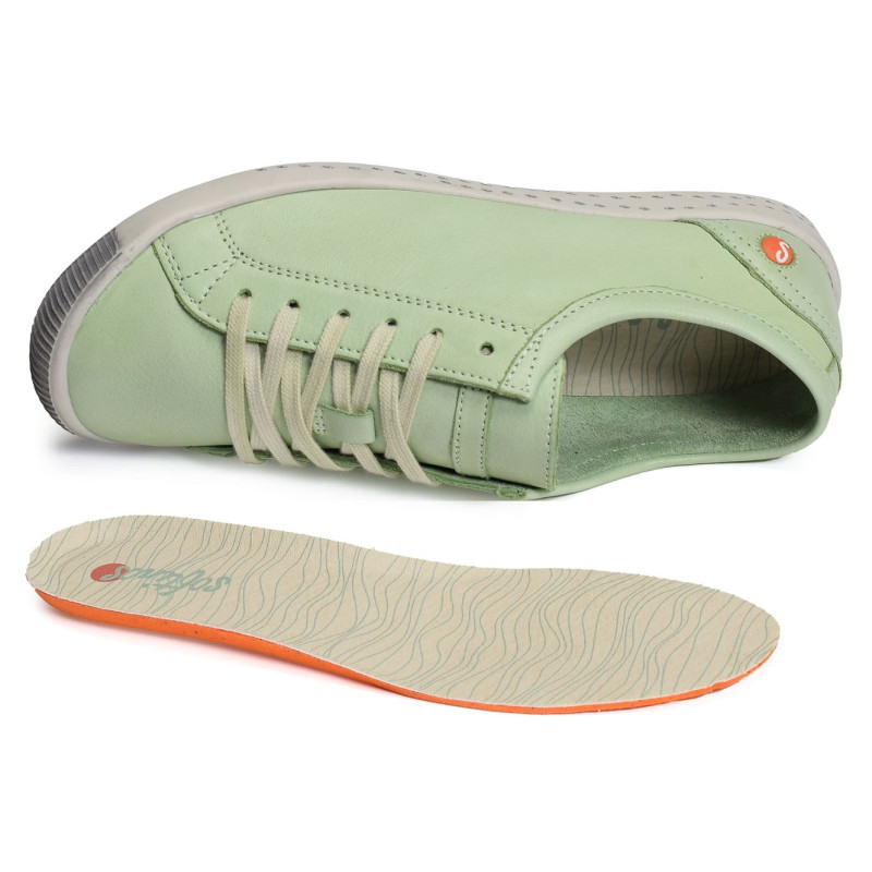 ISLA WASHED Vert Clair, Sneakers basses Softinos