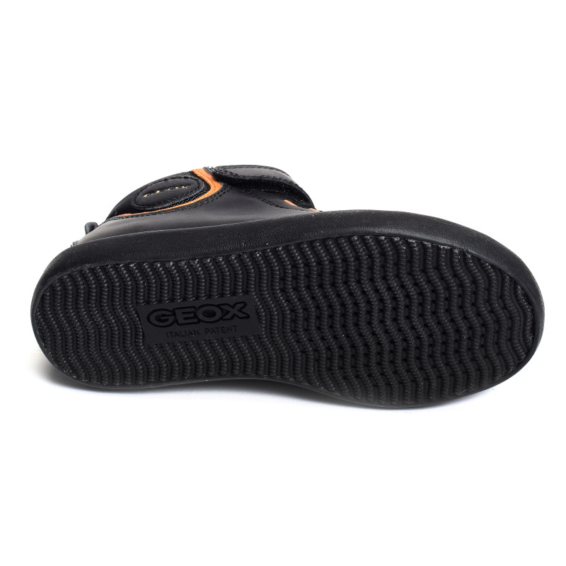 J GISLI BC Noir Orange, Baskets montantes Geox