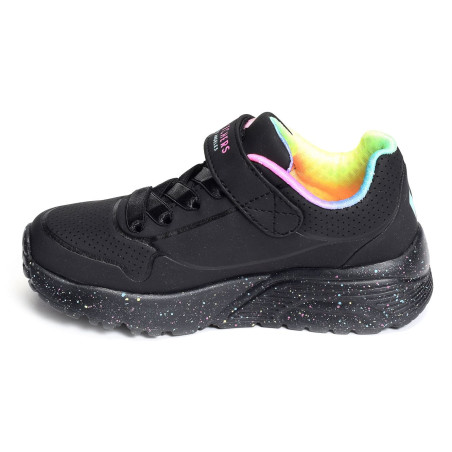 UNO LITE RAINBOW Noir, Baskets running Skechers