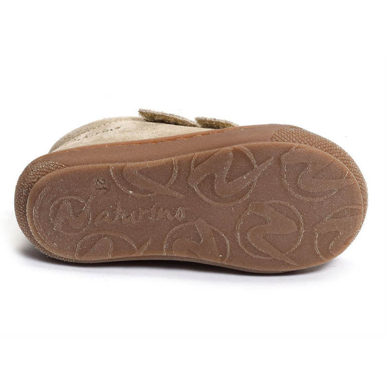 COCOON GIRL VELCRO VELOURS Or, Chaussures à Scratch Naturino