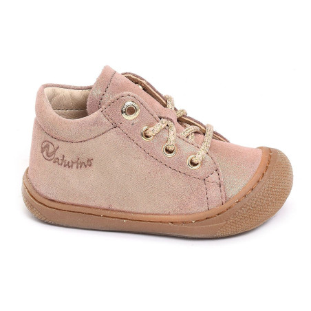 COCOON GIRL Rose Or, Chaussures à Lacets Naturino