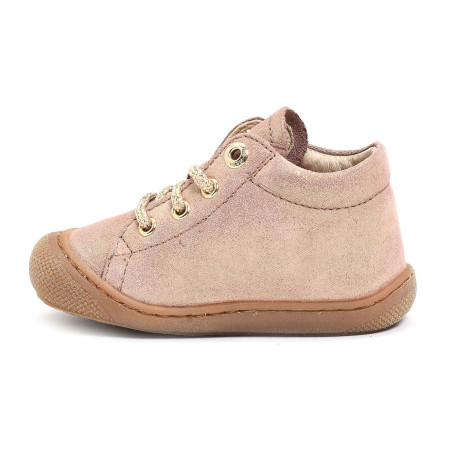 COCOON GIRL Rose Or, Chaussures à Lacets Naturino