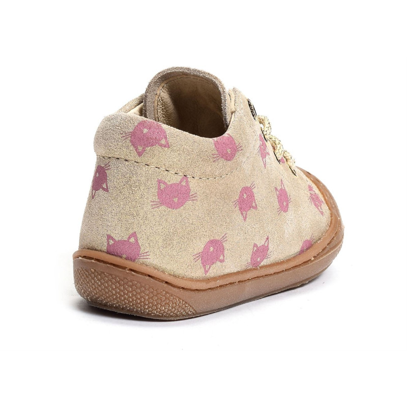 COCOON GIRL FANTAISIE Or Rose, Chaussures à Lacets Naturino