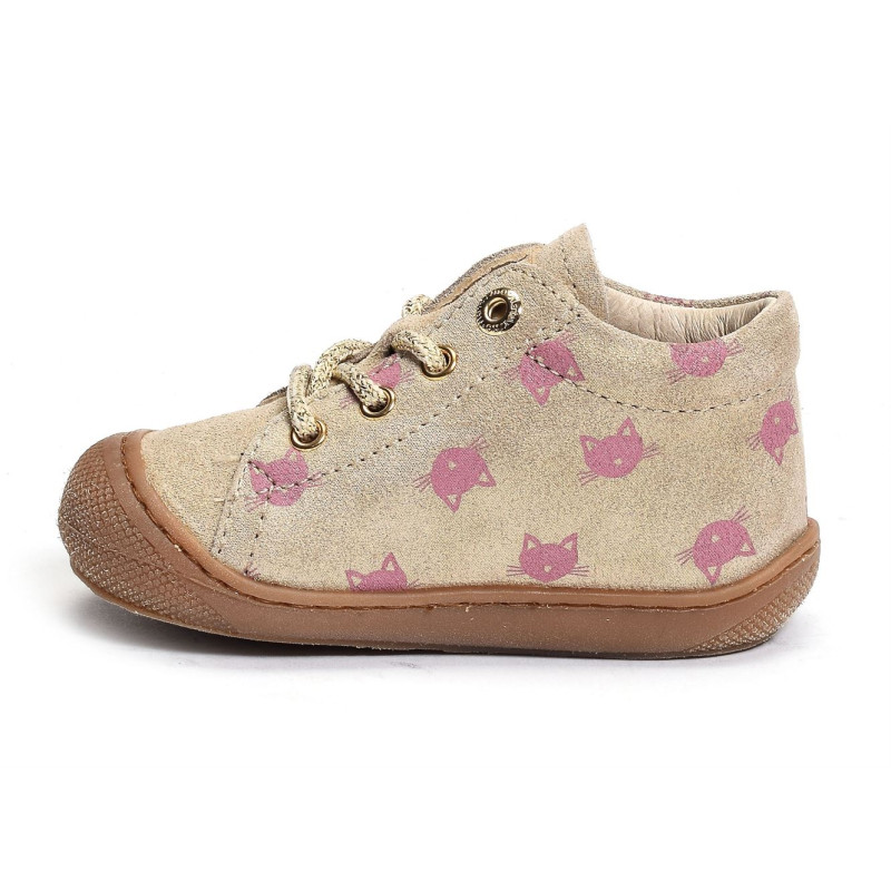 COCOON GIRL FANTAISIE Or Rose, Chaussures à Lacets Naturino