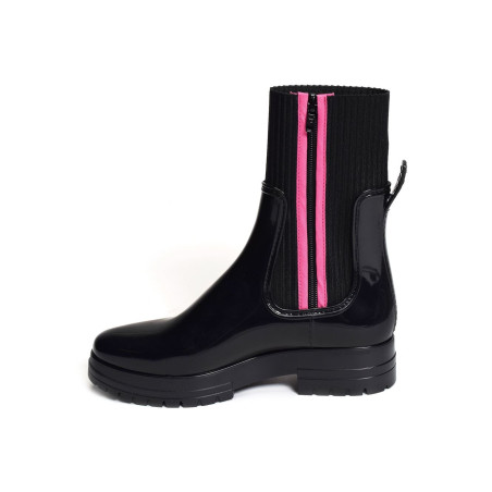 JALOUX Noir Rose, Bottines Méduse