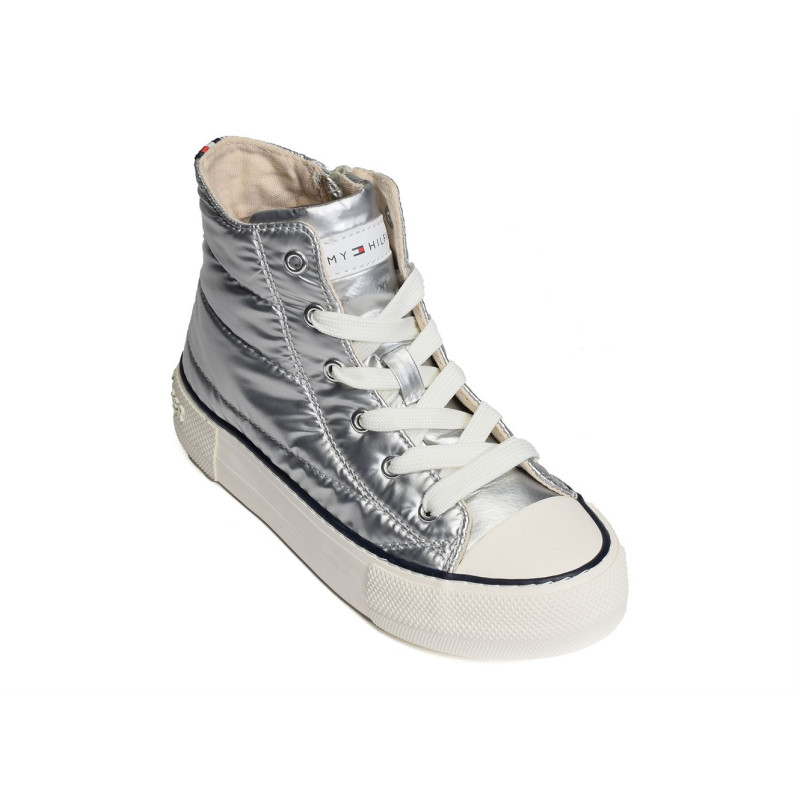 BEVERLY 32290 Argent, Baskets montantes Tommy Hilfiger